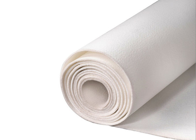 Air Filter Fabric Roll , Polyester Non Woven Filter Cloth Precise Cutting Plain Woven