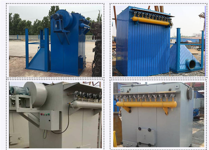 Industrial Pulse Bag Baghouse Filtration Boiler Dust Collector 4200m3 / H Airflow