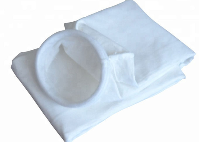 1.8mm Thickness Felt Dust Collector Bags 133 * 2000 Mm Size CE Certification